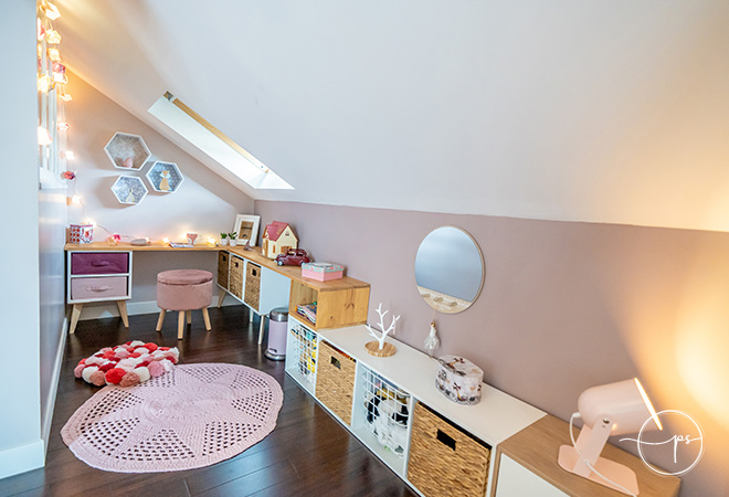 Décoration et Home Staging de la chambre d'une petit fille